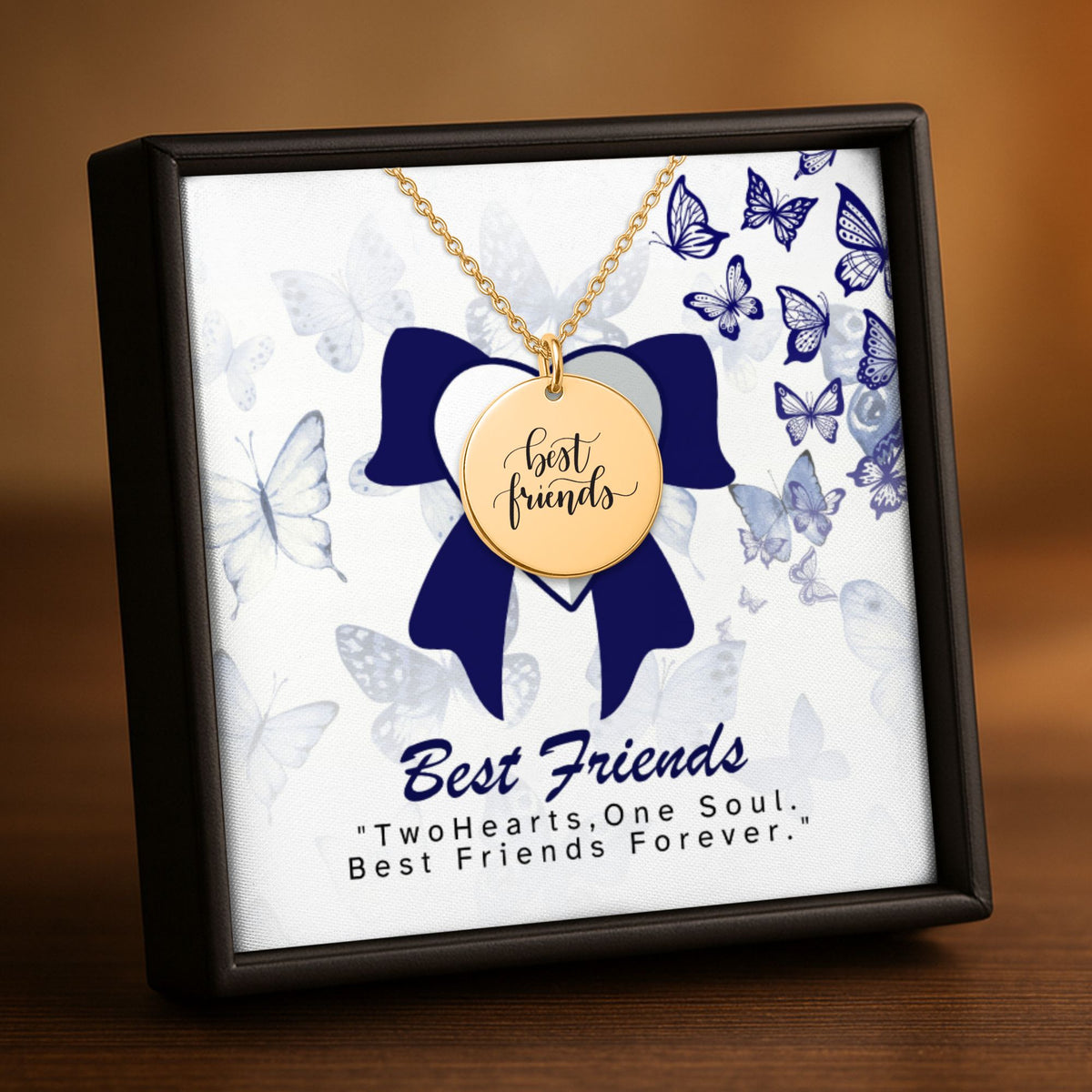 Best Friends Coin Necklace | Personalized Friendship Jewelry by OwnPrint