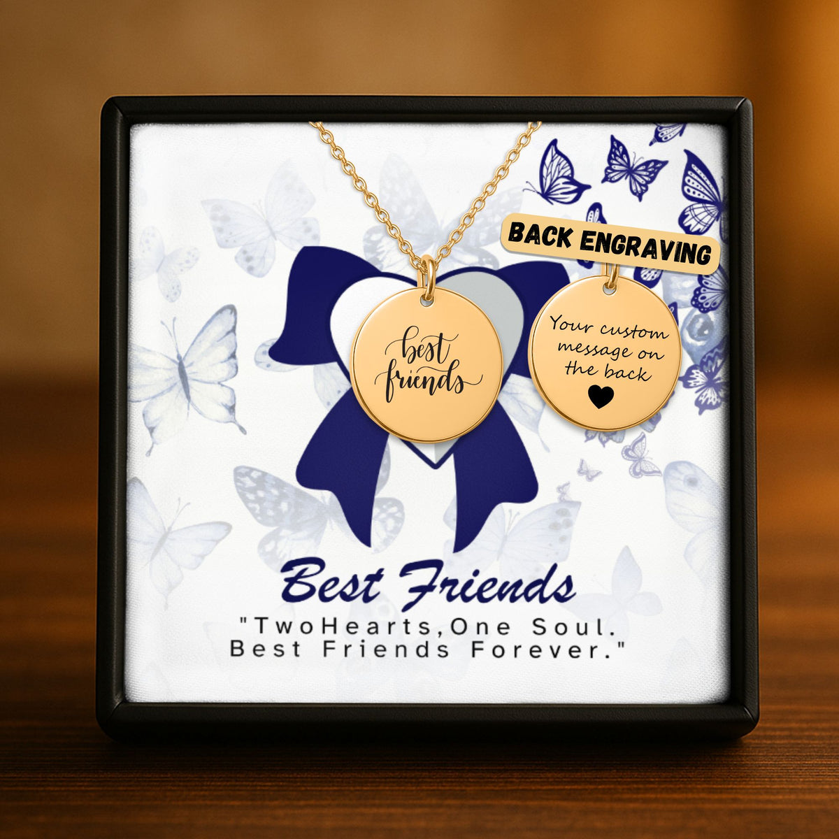 Best Friends Coin Necklace | Personalized Friendship Jewelry by OwnPrint