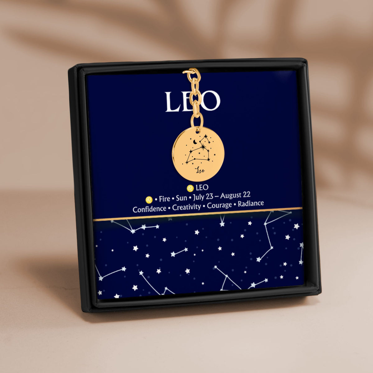 Leo Coin Keychain by OwnPrint