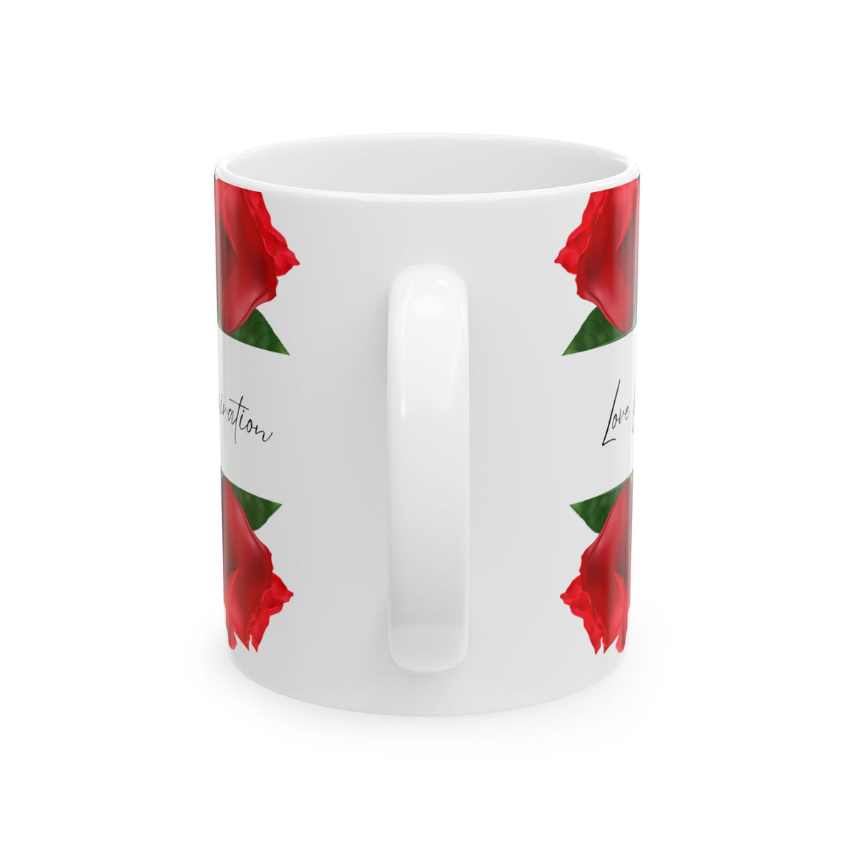 June Birth Month Rose Mug — "The Rose" Birthstone Floral Coffee Cup (11oz, 15oz) by Printify