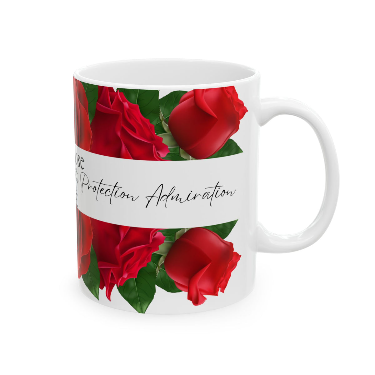 June Birth Month Rose Mug — "The Rose" Birthstone Floral Coffee Cup (11oz, 15oz) by Printify