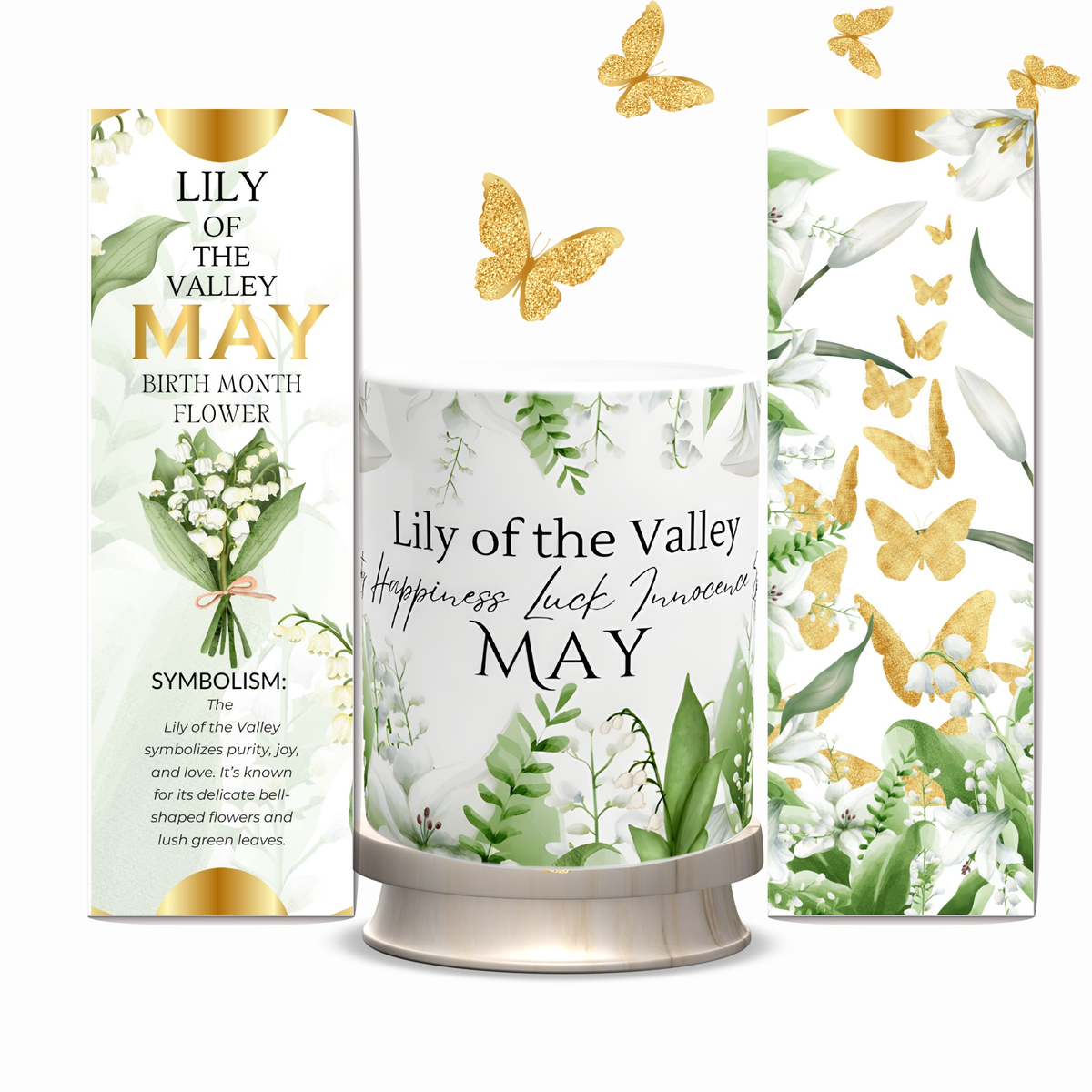 May Lily of the Valley Mug | Birth Flower Coffee Cup by Printify