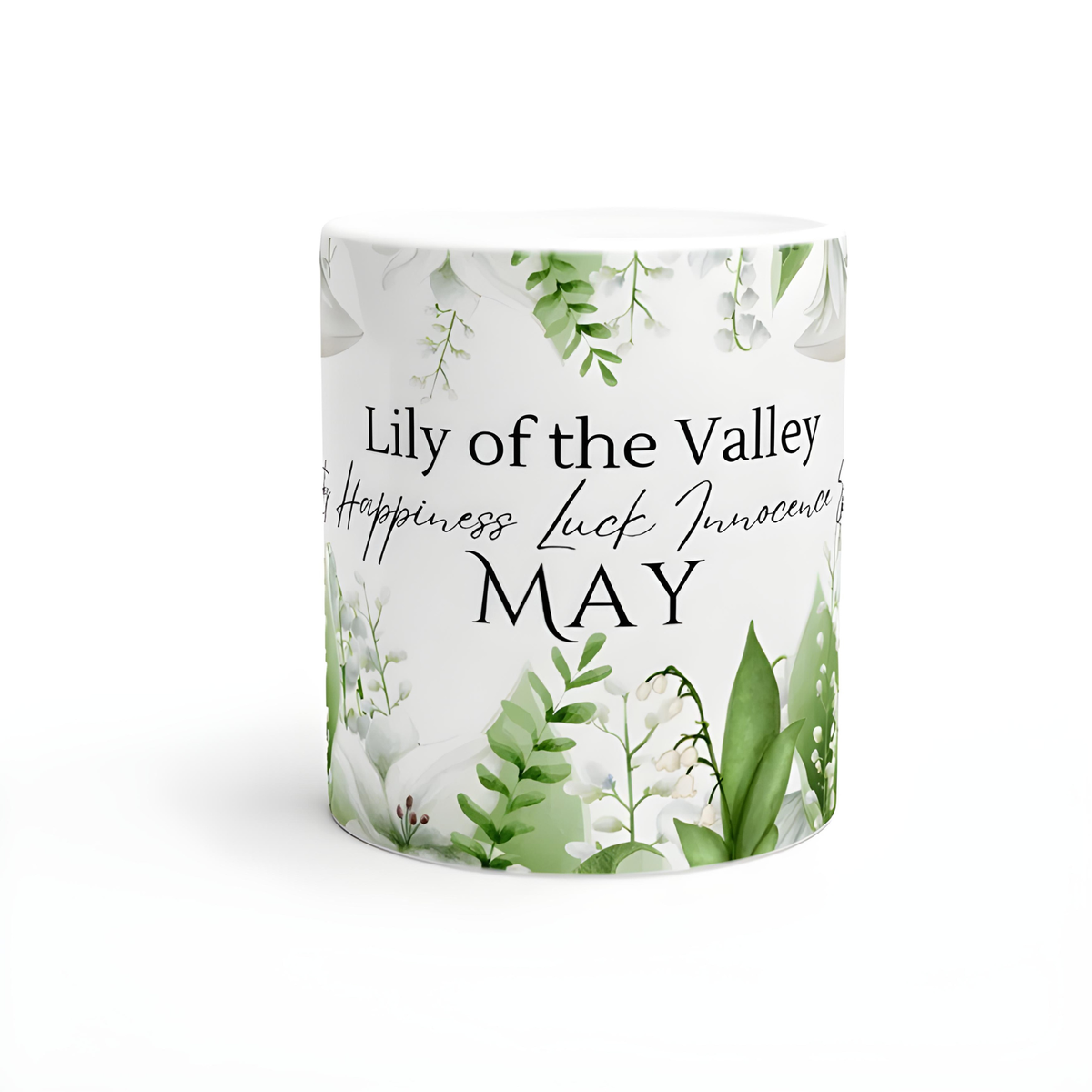 May Lily of the Valley Mug | Birth Flower Coffee Cup by Printify