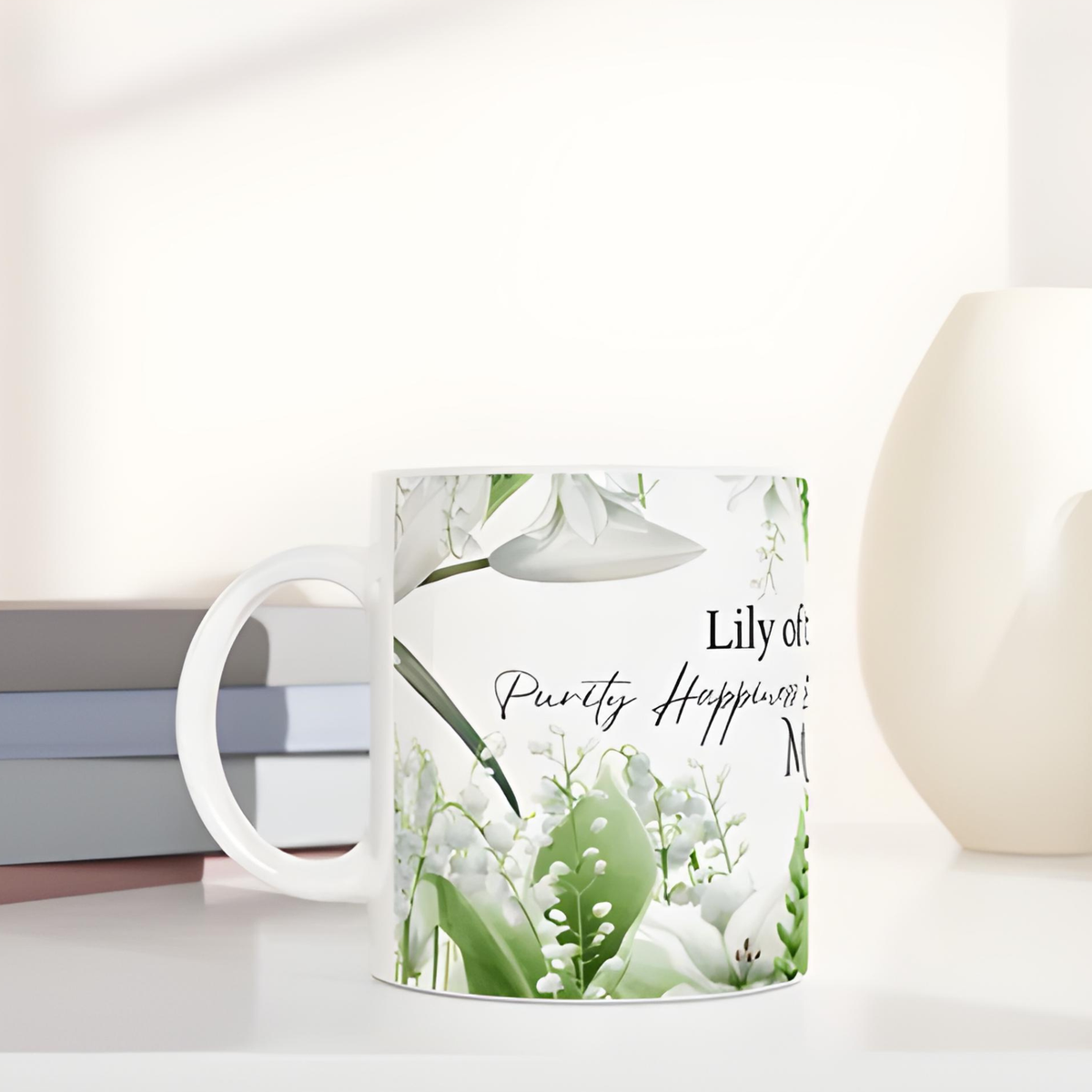 May Lily of the Valley Mug | Birth Flower Coffee Cup by Printify
