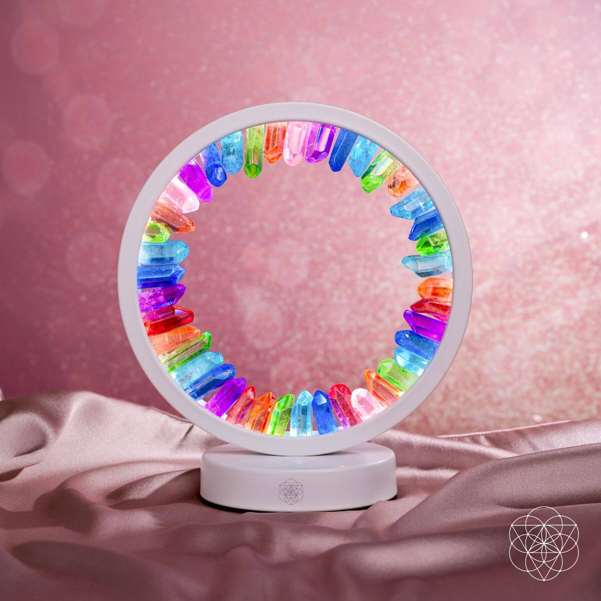 Rainbow After the Storm - Clear Quartz Lamp of Hope by Conscious Items