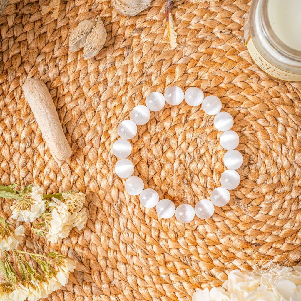 Selenite Cleansing Bracelet: Your Personal Energy Purifier by Conscious Items