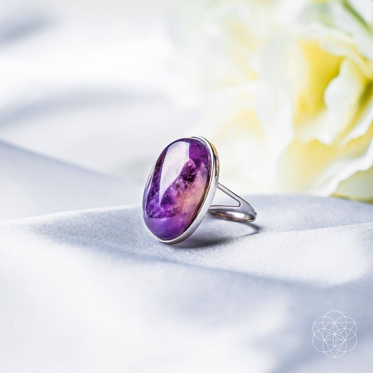 Transform Your Mindset with the Visualization Ring with Amethyst by Conscious Items